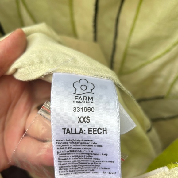 FARM Rio Off-White Coconut Tree Flow Dress - Picture 9 of 10